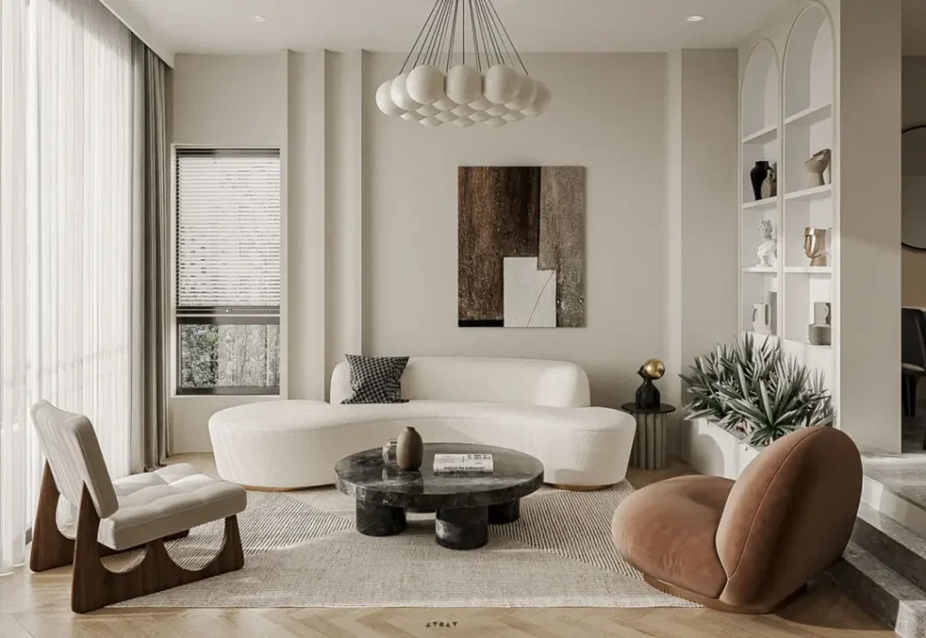 Salón stilo decoración moderno