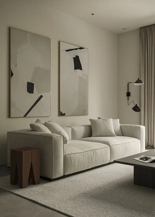 Estilos de decoración moderno y minimalista