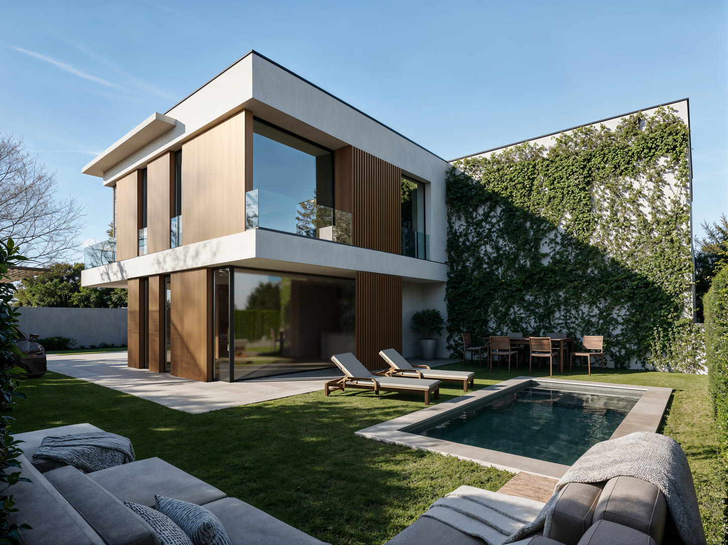 render 3d casa exterior en Valencia