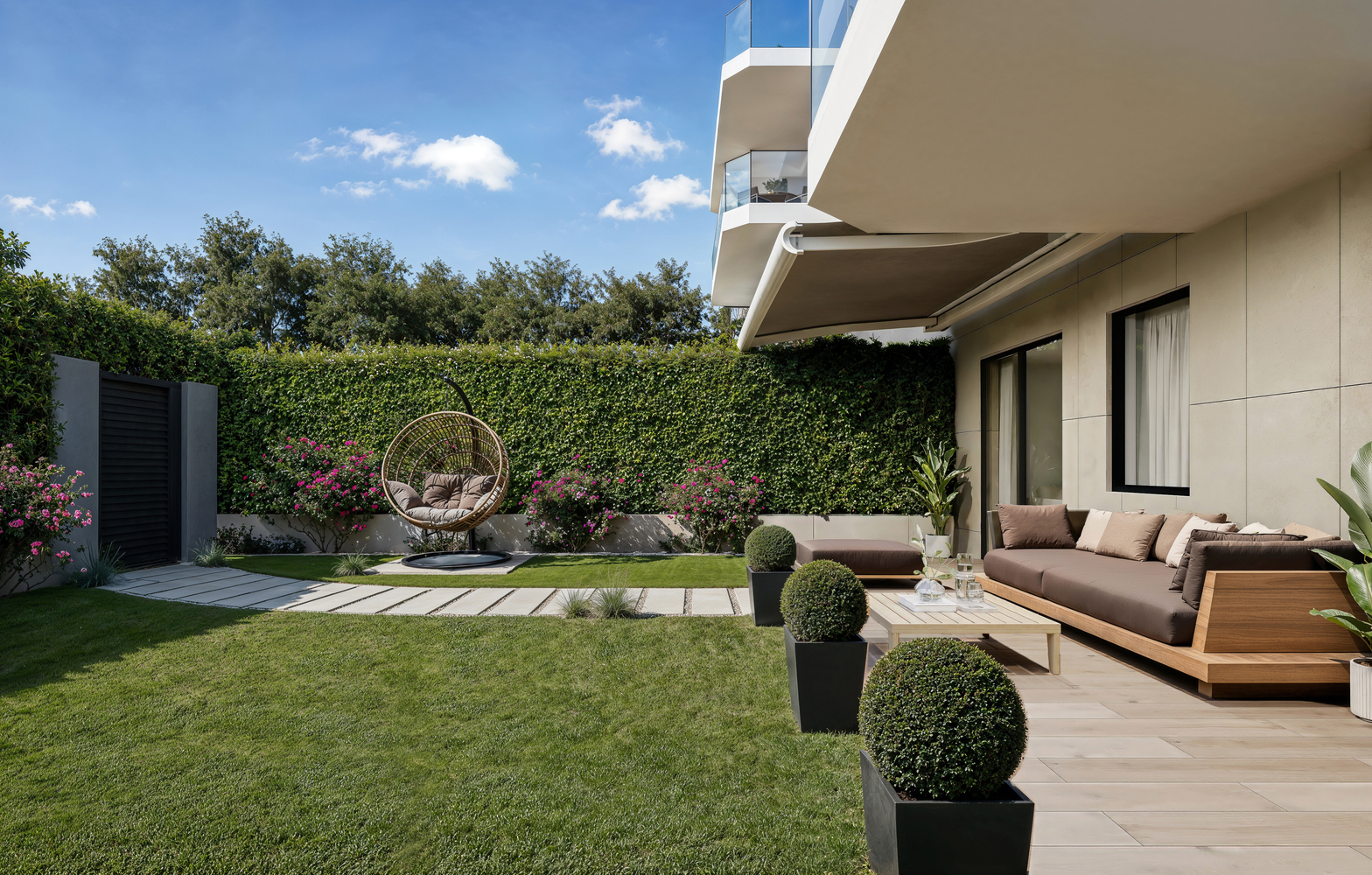 render de exterior casa valencia
